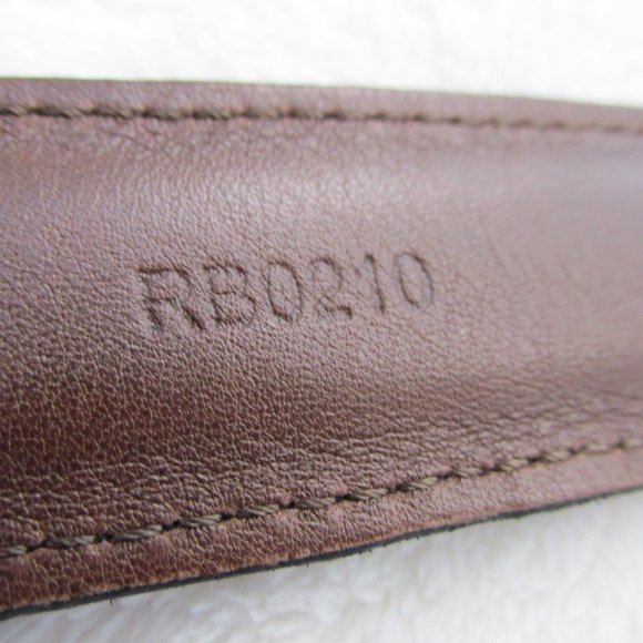 L.L. Bean Black Padded Leather Belt Single Loop Size 36/90 Classic Belt Style - Picture 5 of 9